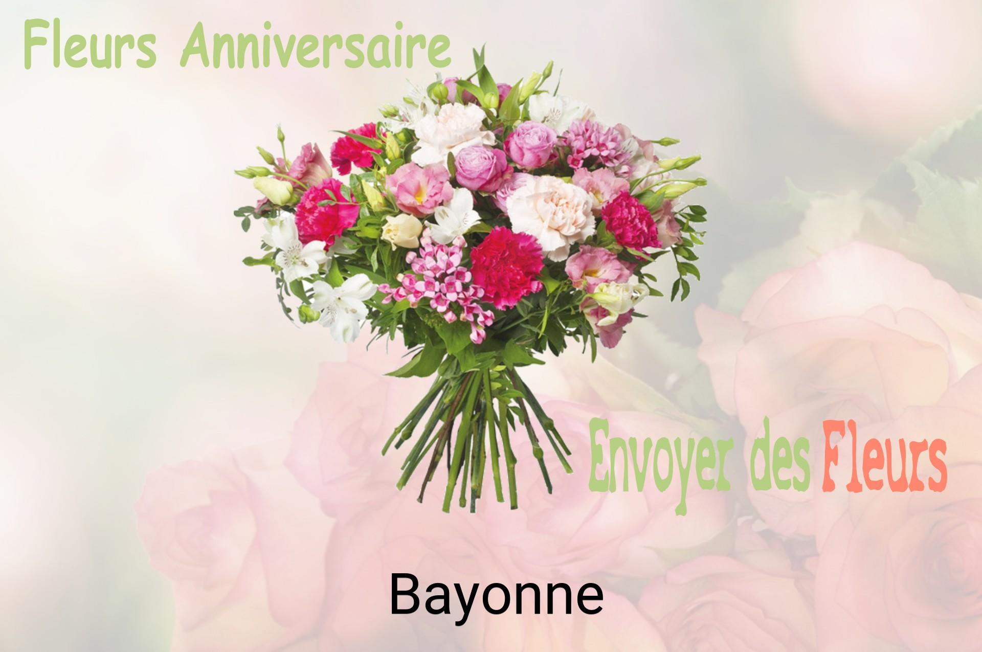 Bouquet de fleurs d’anniversaire livré à Bayonne