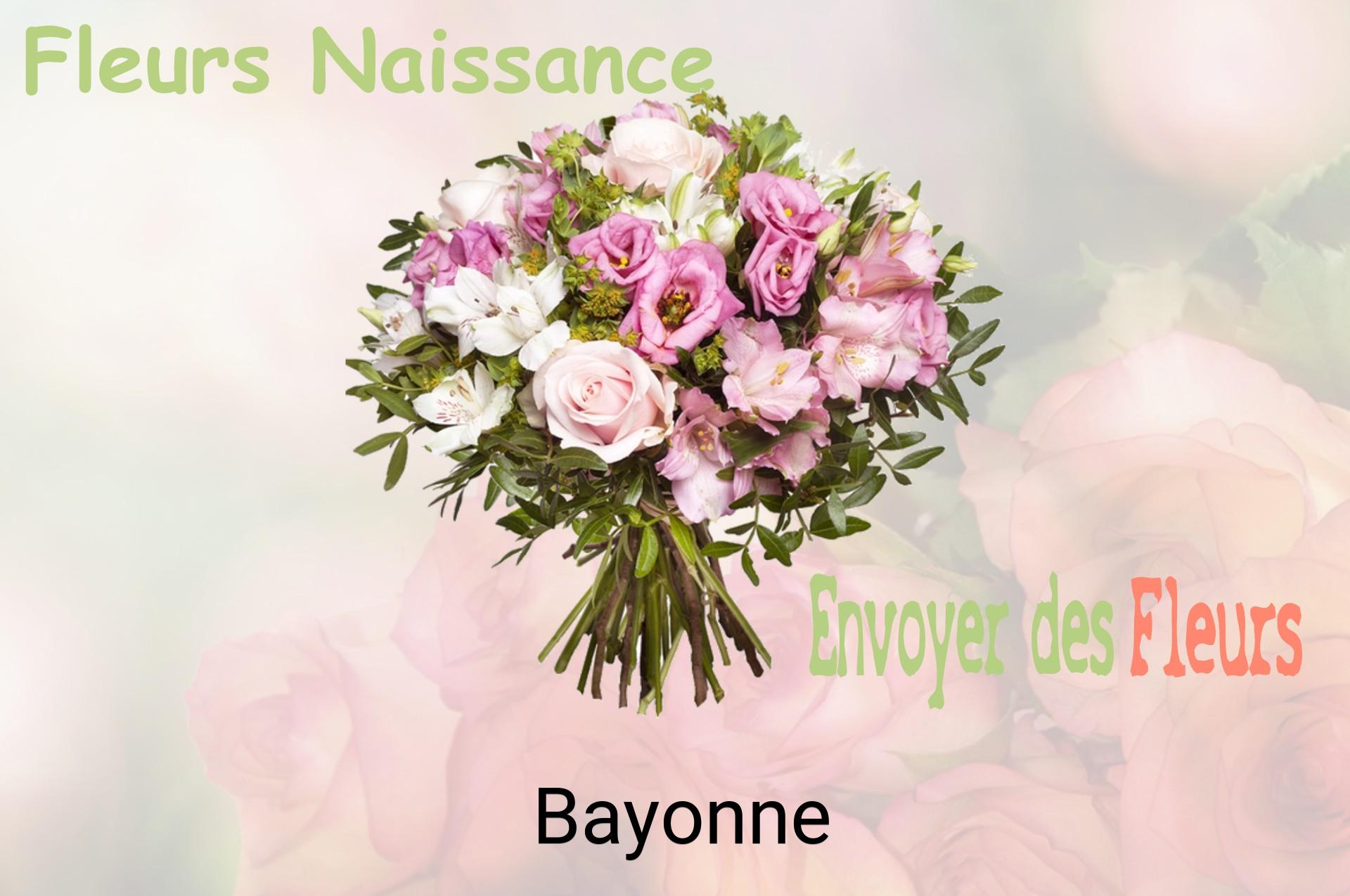 Bouquet de fleurs de naissance livré à Bayonne